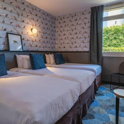 Driepersoonskamer Hotelkamer met 3 losse bedden