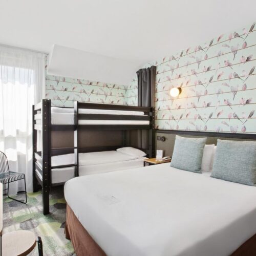 Vierpersoonskamer Hotelkamer met 4-persoonskamer Best Western Hotel