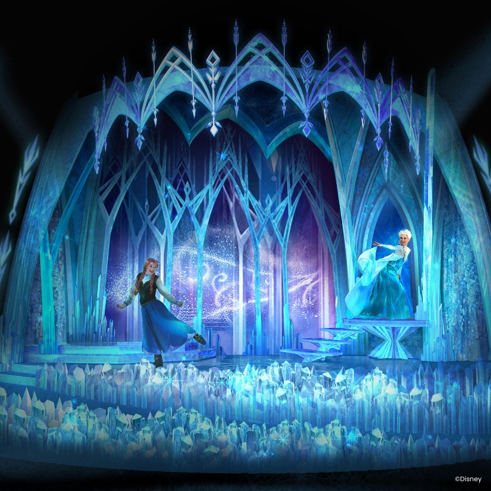 Frozen musical fantastische show in disneyland parijs