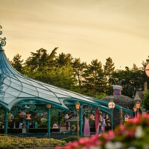 N033709 Glazen overkapping Mad hatters teacups attractie