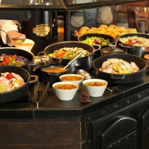 12 Salade buffet bij Hunters Grill Sequoia Lodge