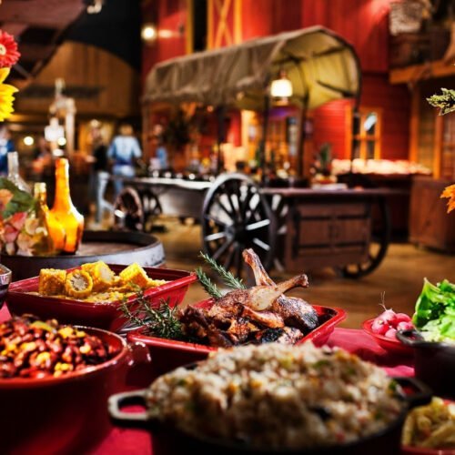2 Buffet bij Chuck Wagon Disney Hotel Cheyenne