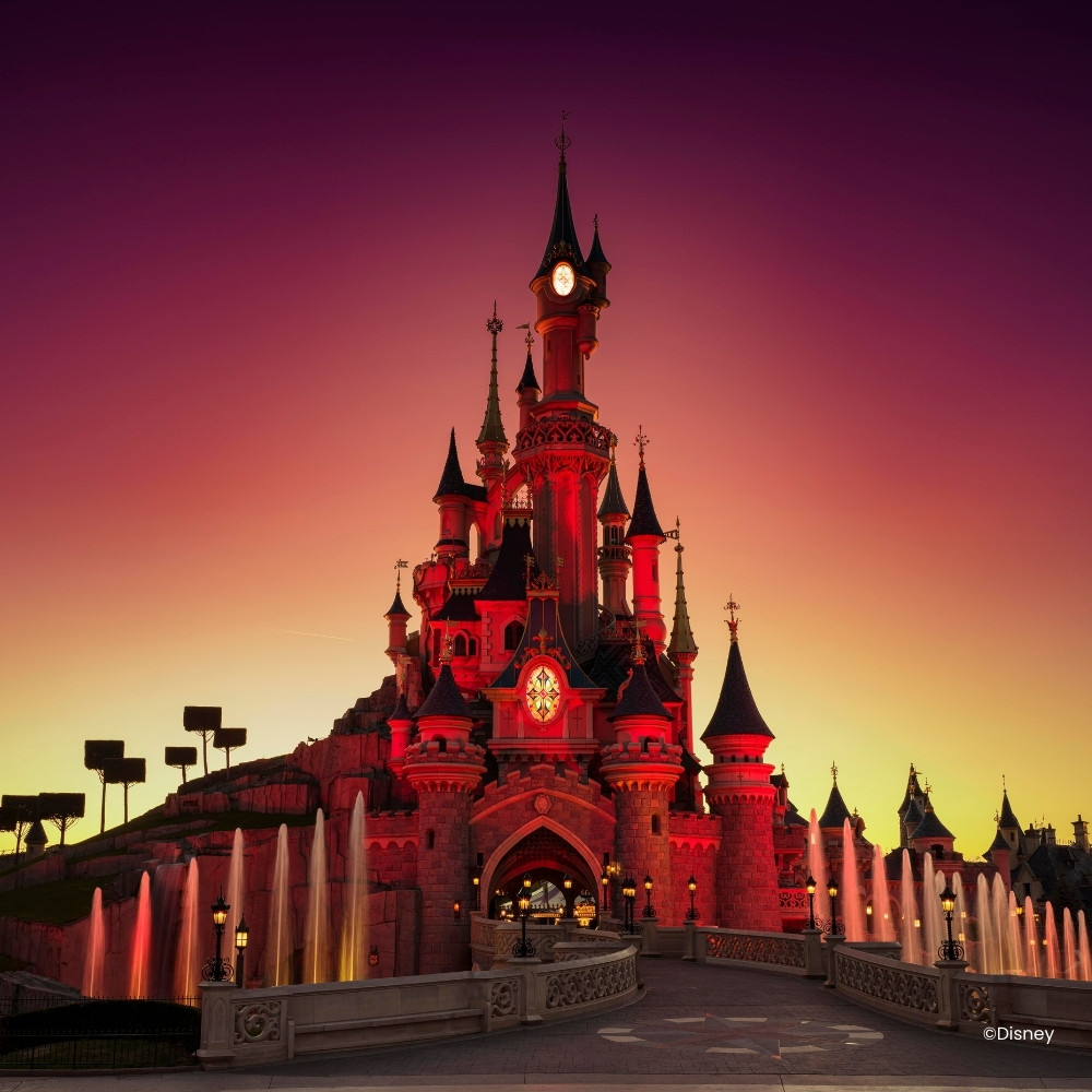 Fonteinen voor het Kasteel van Doornroosje