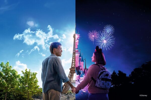 1 Man en vrouw in Parijs en Disneyland Paris