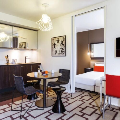 Appartement Appartement met een 2-persoonsbed in een aparte slaapkamer