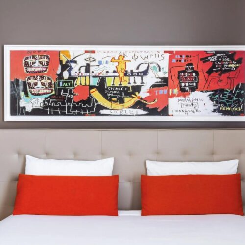 Tweepersoonsbed Kamer met tweepersoonsbed Adagio Aparthotel Serris